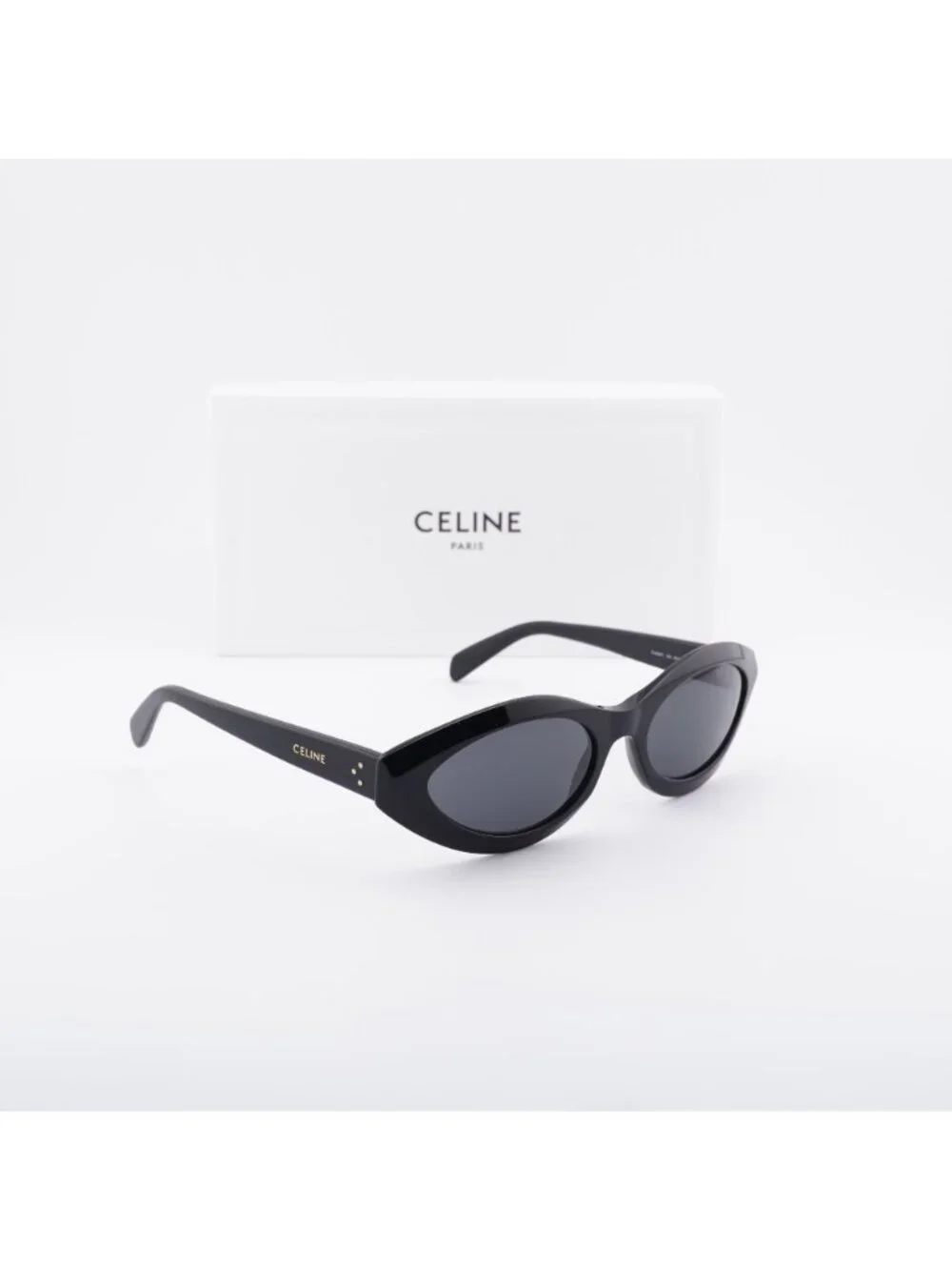 Celine CL40311I 01A  Cat Eye Sunglasses - Black / Grey